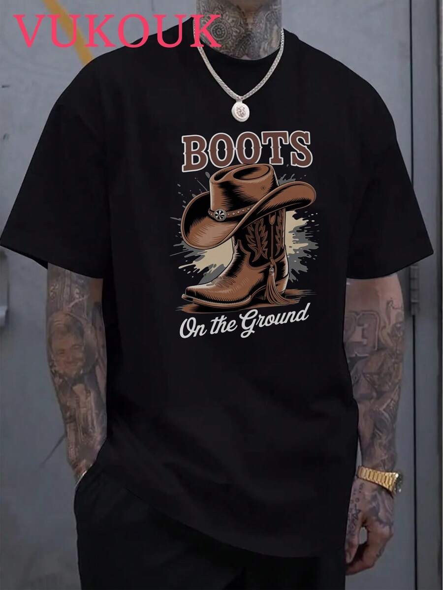 West Cowboy Men s Fashion Men s Printed Short Sleeved T-Shirt, Men s Round Neck Top, 180g 100% Pure 5XL різнокольоровий
West Cowboy Men s Fashion Men s Printed Short Sleeved T-Shirt, Men s Round Neck Top, 180g 100% Pure 5XL різнокольоровий