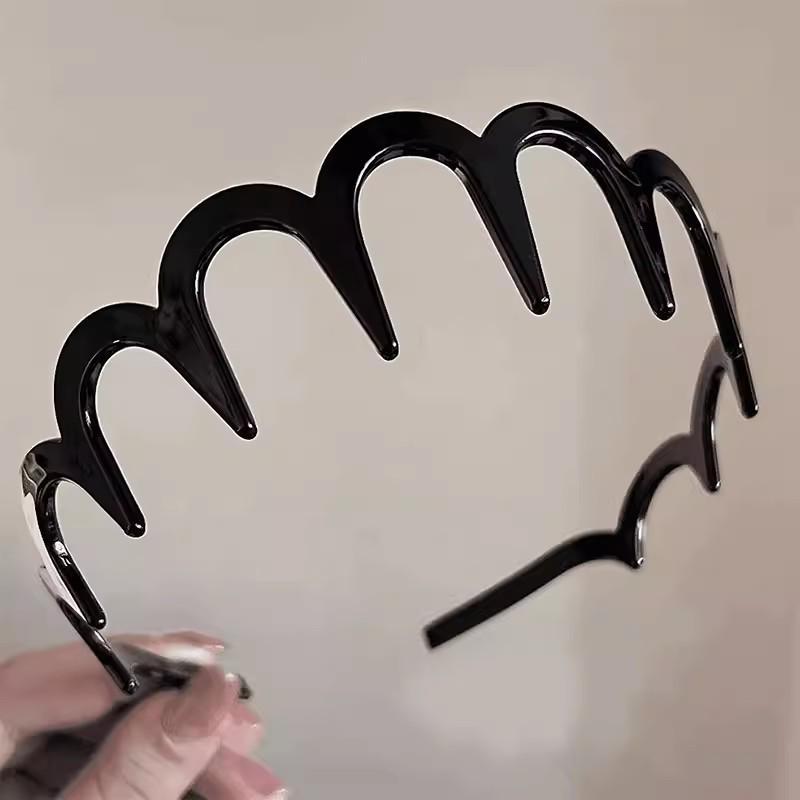 Amber Black Dual-Use Flyaway-Control Headband with Reverse Teeth for Height Boost
Amber Black Dual-Use Flyaway-Control Headband with Reverse Teeth for Height Boost