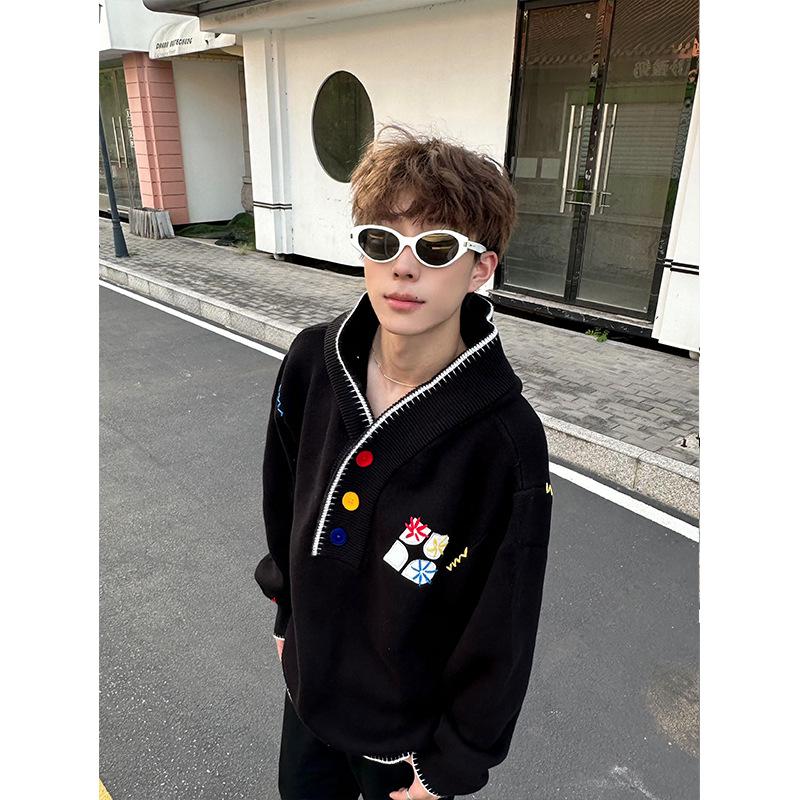 Men s Trendy Gray Embroidered Retro Hoodie – High-End Knitwear with a Lazy Fit, Perfect for Couples Extra Extra Large чорний
Men s Trendy Gray Embroidered Retro Hoodie – High-End Knitwear with a Lazy Fit, Perfect for Couples Extra Extra Large чорний