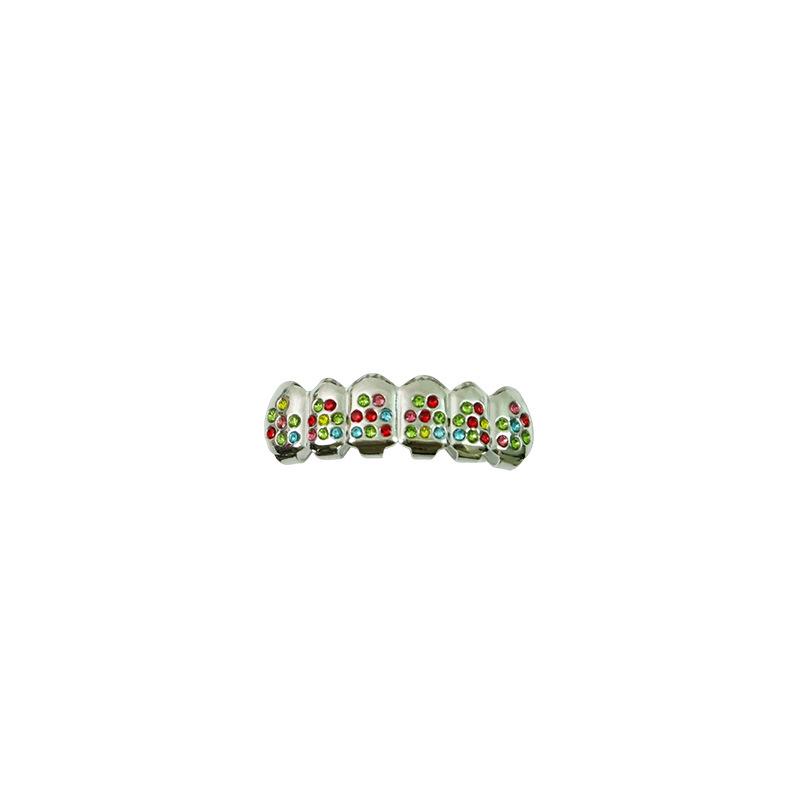 Кольорові Grillz у стилі Хіп-Хоп зі стразами: Модна європейська та американська вулична реп-прикраса для зубів
Кольорові Grillz у стилі Хіп-Хоп зі стразами: Модна європейська та американська вулична реп-прикраса для зубів