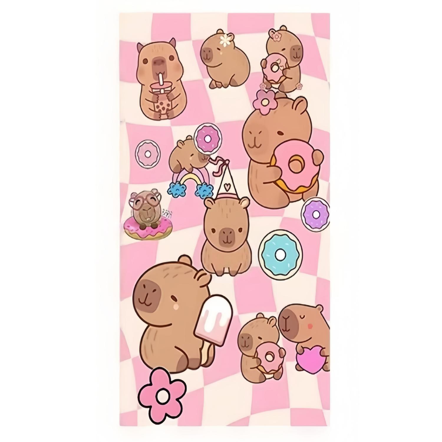 Capybara Print Quick Dry Sun Protection Beach Blanket Towel Windproof Anti-Sand Soft Skin Friendly Multi-Size for Swimming Pool W30*H60(CM)
Capybara Print Quick Dry Sun Protection Beach Blanket Towel Windproof Anti-Sand Soft Skin Friendly Multi-Size for Swimming Pool W30*H60(CM)