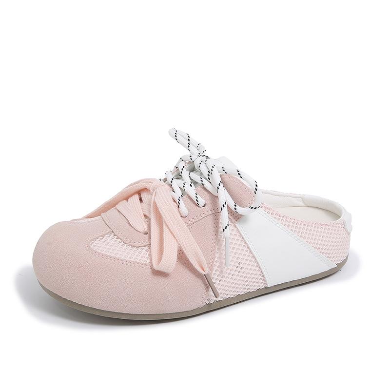 Summer new half-tray white shoes women s breathable student height increase casual women s shoes 40 рожевий
Summer new half-tray white shoes women s breathable student height increase casual women s shoes 40 рожевий