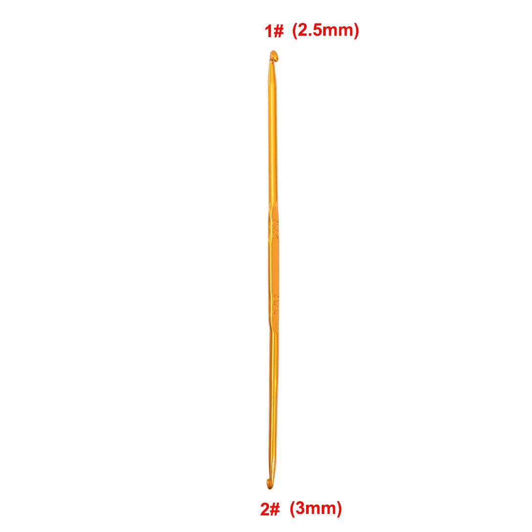 Double Head Aluminum Alloy Sewing Crochet Hook DIYYarn Clothing Kniting Needles Tools Crochets Hooks Handmade Weaving Craft
Double Head Aluminum Alloy Sewing Crochet Hook DIYYarn Clothing Kniting Needles Tools Crochets Hooks Handmade Weaving Craft