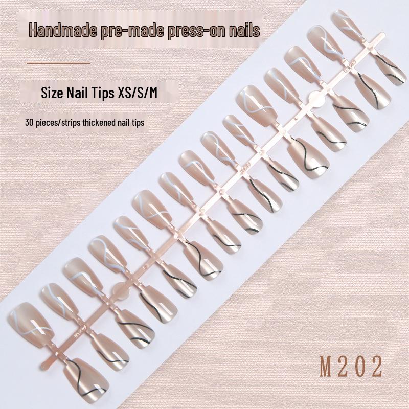 Mandarin Duck Wearable Nails: 30 Striped & Solid Cat Eye Short Nail Stickers - Simple & Cute Design
Mandarin Duck Wearable Nails: 30 Striped & Solid Cat Eye Short Nail Stickers - Simple & Cute Design