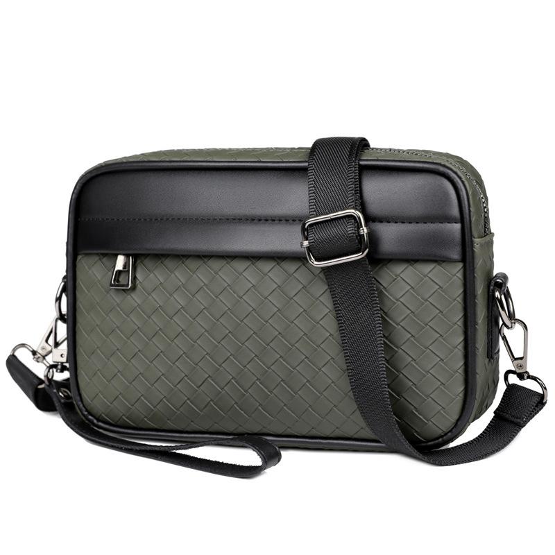 Men s Youth Casual Small Satchel Woven Small Square Bag Men s Bag Shoulder Bag Trend Korean Version Oblique Span Bag зелений
Men s Youth Casual Small Satchel Woven Small Square Bag Men s Bag Shoulder Bag Trend Korean Version Oblique Span Bag зелений