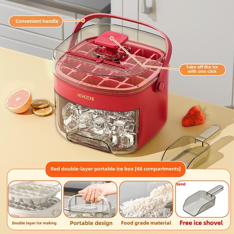 New Large Capacity DIY Household Food Grade Plastic Double-layer Ice Storage Barrel ice Ball Mold Tools sets 48 grid ice maker
New Large Capacity DIY Household Food Grade Plastic Double-layer Ice Storage Barrel ice Ball Mold Tools sets 48 grid ice maker