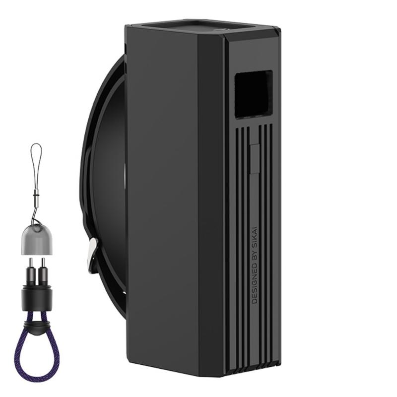 PD240W Fast Charging Cable Storage Type C to Type C with Silicone Case Cover for 15 Ultra Powerbank чорний
PD240W Fast Charging Cable Storage Type C to Type C with Silicone Case Cover for 15 Ultra Powerbank чорний