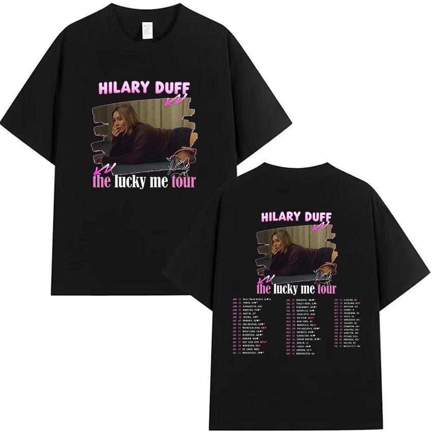 Hilary Duff The Lucky Me Tour 2026 Graphic T Shirt Unisex Women Pop Music Clothing Short Sleeve Tshirt Vintage 100 Cotton Tshirt 4XL
Hilary Duff The Lucky Me Tour 2026 Graphic T Shirt Unisex Women Pop Music Clothing Short Sleeve Tshirt Vintage 100 Cotton Tshirt 4XL