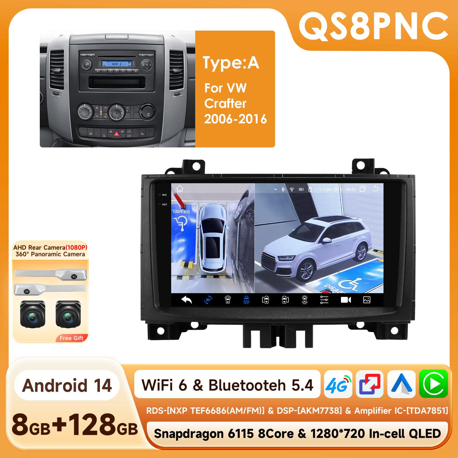 Hizpo Snapdragon 4G Carplay Android Car Radio for Volkswagen Crafter 2006 -2016 Benz Sprinter GPS Multimedia Player Intelligent Screen Stereo Audio QS8 8Core 8G 128G 360 A
Hizpo Snapdragon 4G Carplay Android Car Radio for Volkswagen Crafter 2006 -2016 Benz Sprinter GPS Multimedia Player Intelligent Screen Stereo Audio QS8 8Core 8G 128G 360 A