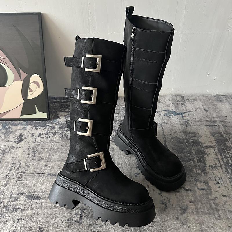 Thick-soled temperament boots women s autumn 2025 new Internet celebrity explosion knight boots heightening small versatile boots 35 чёрный
Thick-soled temperament boots women s autumn 2025 new Internet celebrity explosion knight boots heightening small versatile boots 35 чёрный