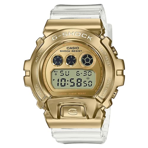 Casio G-Shock Digital Sports Watch for Men and Women, Metal Skeleton, Transparent, GM-6900SG-9
Casio G-Shock Digital Sports Watch for Men and Women, Metal Skeleton, Transparent, GM-6900SG-9