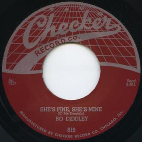 7inch Record BO DIDDLEY - She s Fine She s Mine / I m Looking CHECKER819 Checker 2015 UK Blues
7inch Record BO DIDDLEY - She s Fine She s Mine / I m Looking CHECKER819 Checker 2015 UK Blues