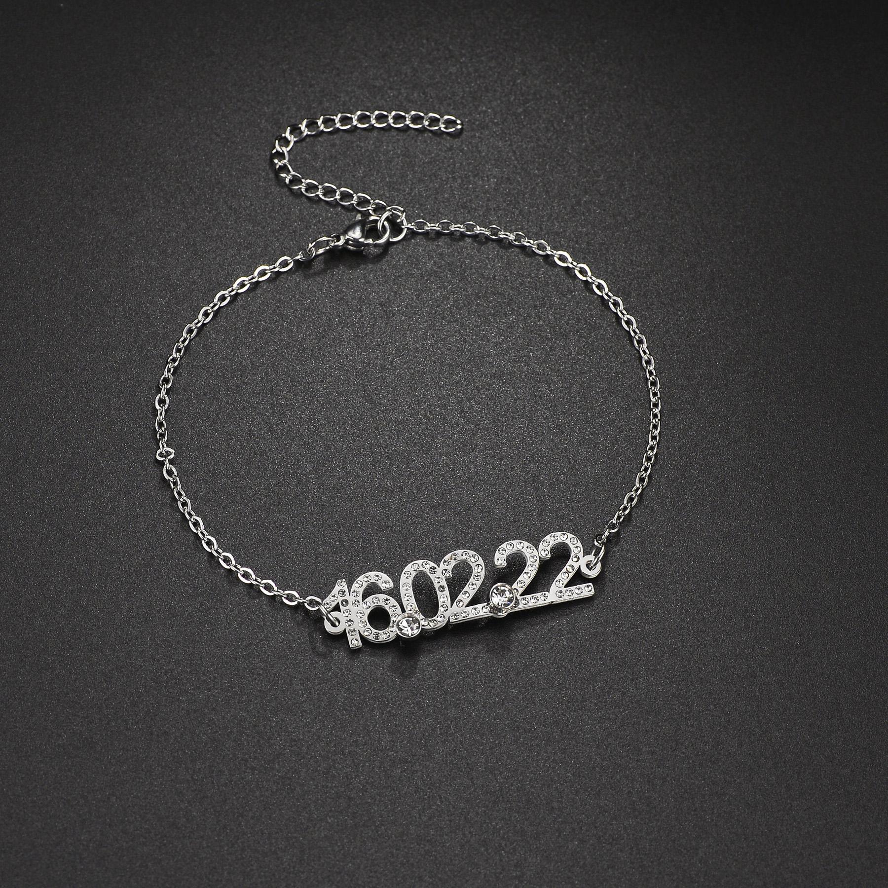 Atoztide Custom Zircon Name Bracelet for Women Personalized Stone Date Stainless Steel Jewelry Nameplate Chain Birthday Gift 7cm
Atoztide Custom Zircon Name Bracelet for Women Personalized Stone Date Stainless Steel Jewelry Nameplate Chain Birthday Gift 7cm