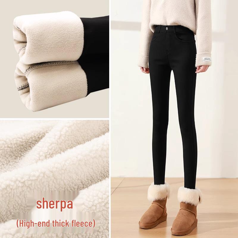 Women s High-Waist Lambswool-Lined Black Leggings - Winter 2024 Collection S fits 78-95 catties
Women s High-Waist Lambswool-Lined Black Leggings - Winter 2024 Collection S fits 78-95 catties