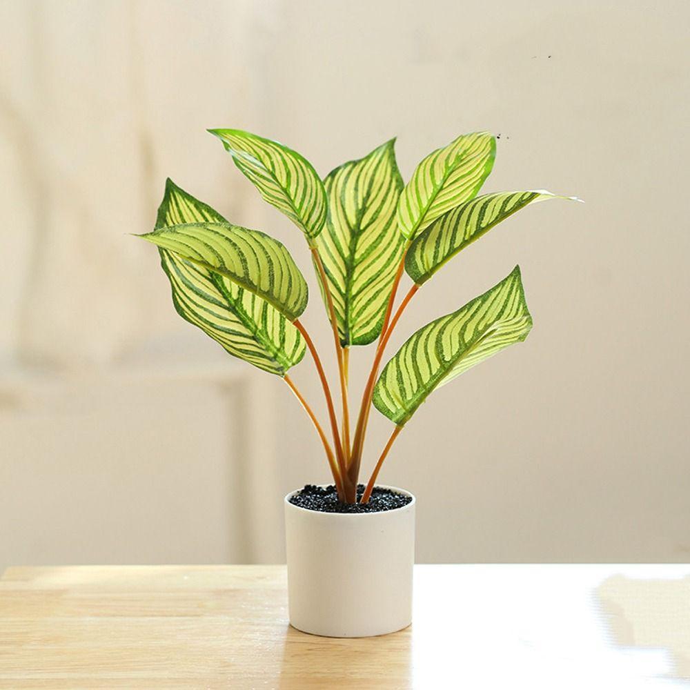 Plastic Artificial Plants Bonsai with Pot Green Potted Decoration Home Decoration Style 10
Plastic Artificial Plants Bonsai with Pot Green Potted Decoration Home Decoration Style 10