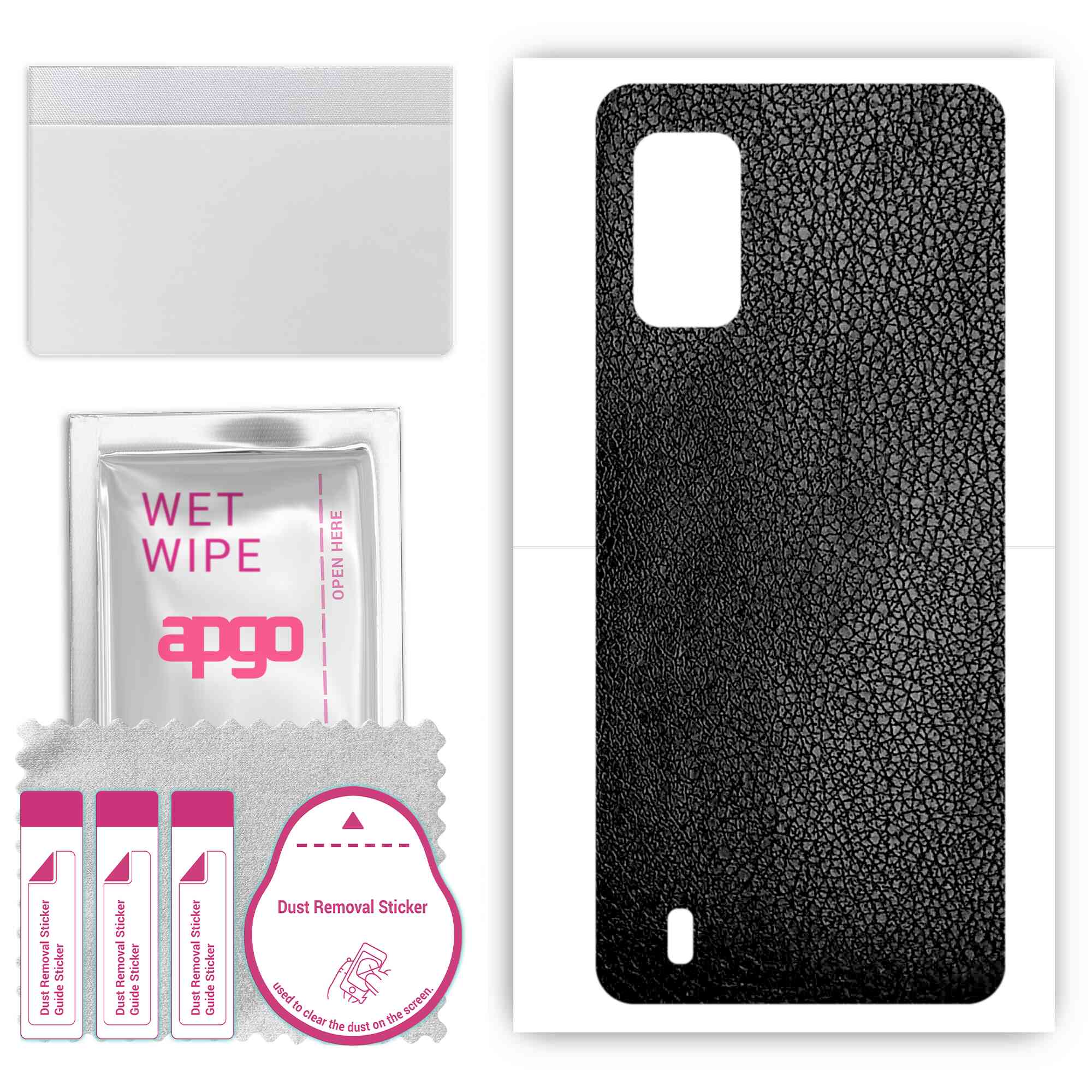 Apgo Protective Skin Sticker для задньої частини, сумісної з Wiko Ride 3, Wrap Film, Foil, Vinyl - Pattern Black Leather
Apgo Protective Skin Sticker для задньої частини, сумісної з Wiko Ride 3, Wrap Film, Foil, Vinyl - Pattern Black Leather