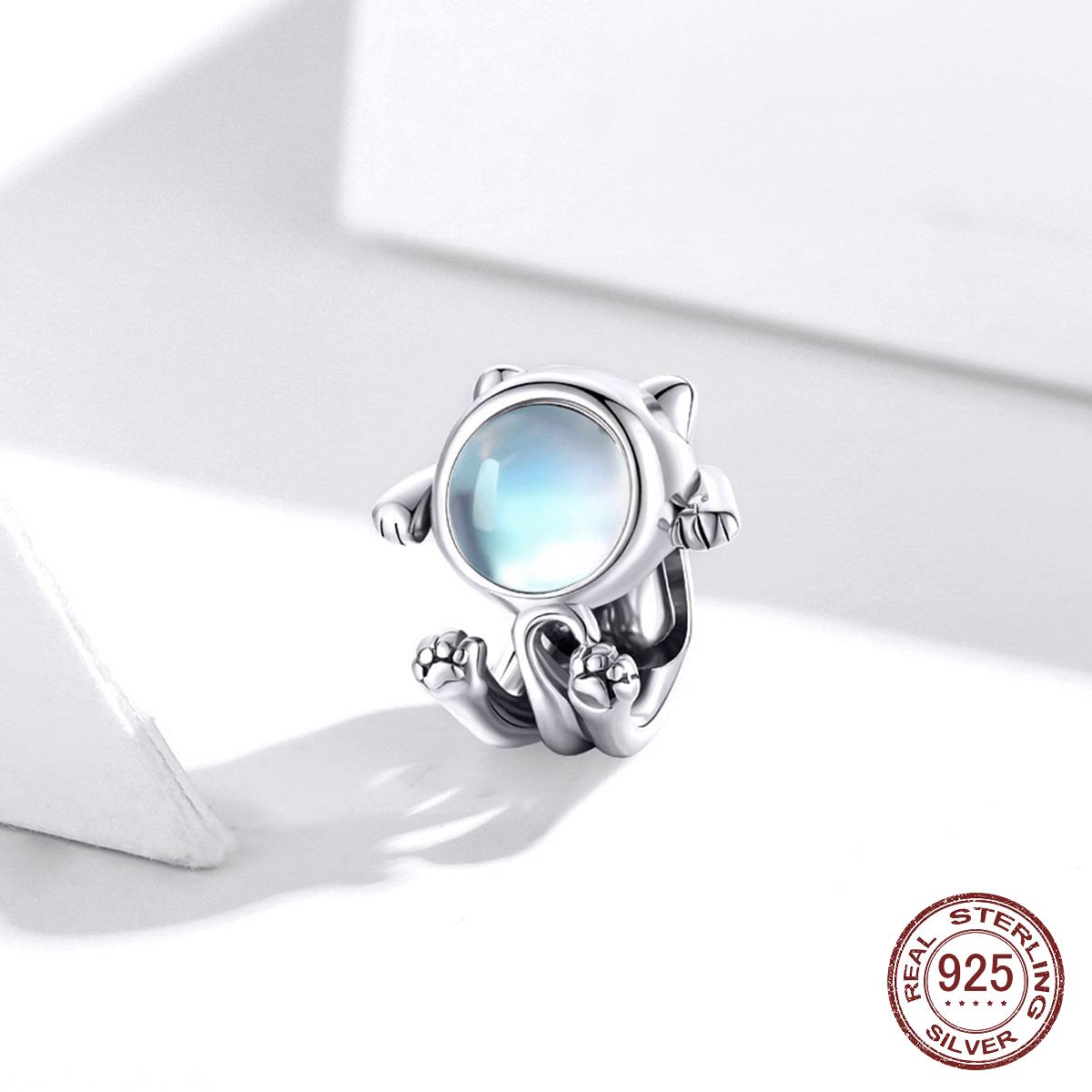 925 стерлингового серебра теплый маленький космический cat Charm подходит оригинальные браслеты и браслеты бусины тонкие ювелирные изделия сделать подарок
925 стерлингового серебра теплый маленький космический cat Charm подходит оригинальные браслеты и браслеты бусины тонкие ювелирные изделия сделать подарок