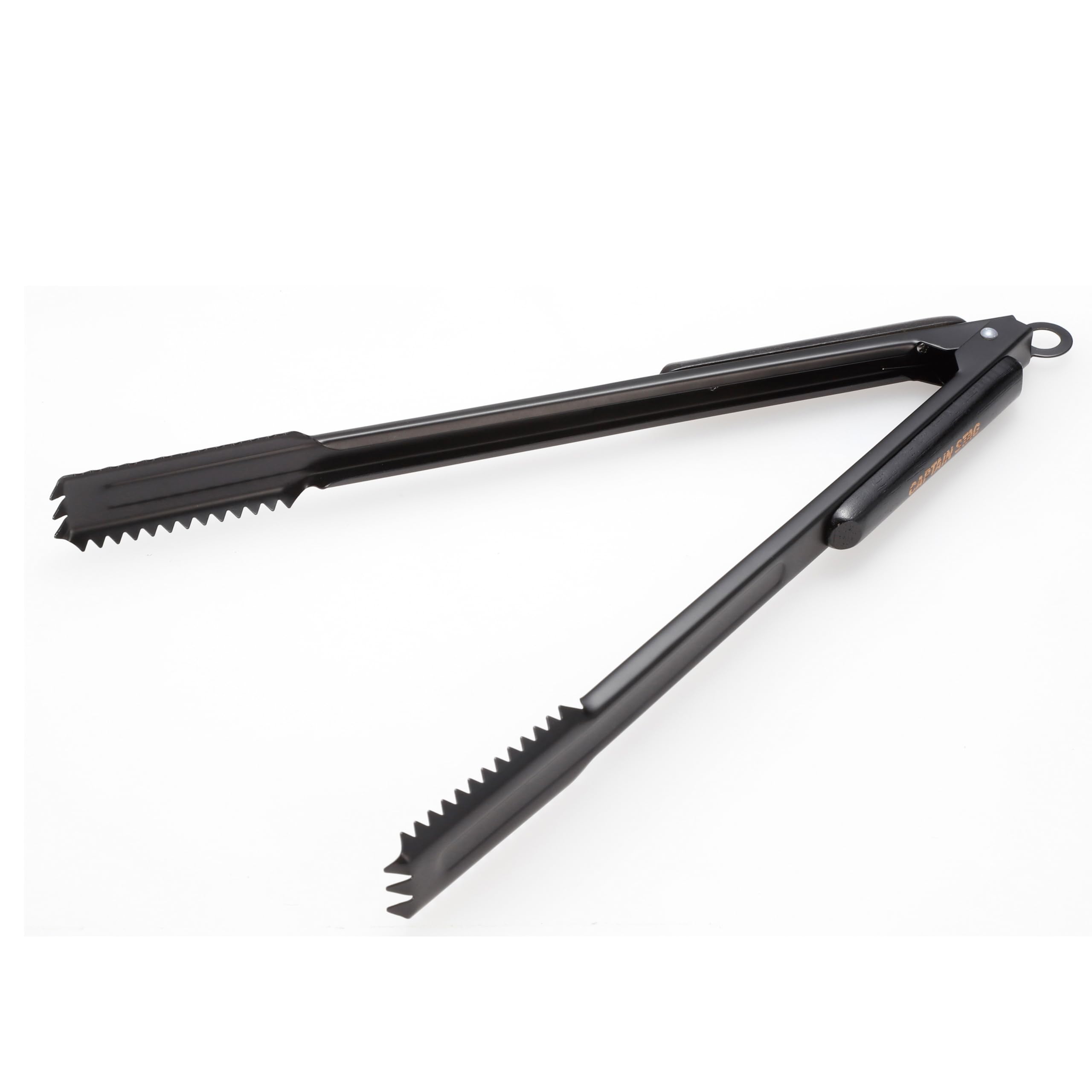 Captain Stag Outdoor BBQ Tongs Wood Grip Charcoal Tongs 35cm with Stopper Black Titanium Coated Stainless Steel (CAPTAIN STAG) UG-3332 чорний
Captain Stag Outdoor BBQ Tongs Wood Grip Charcoal Tongs 35cm with Stopper Black Titanium Coated Stainless Steel (CAPTAIN STAG) UG-3332 чорний