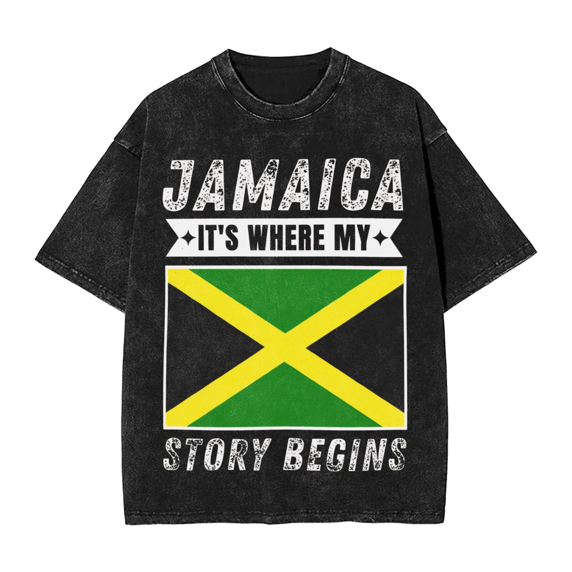 Summer Jamaica Strong Jamaica Pride Washed T Shirt Merch Harajuku TShirts Unisex Women Tee S
Summer Jamaica Strong Jamaica Pride Washed T Shirt Merch Harajuku TShirts Unisex Women Tee S