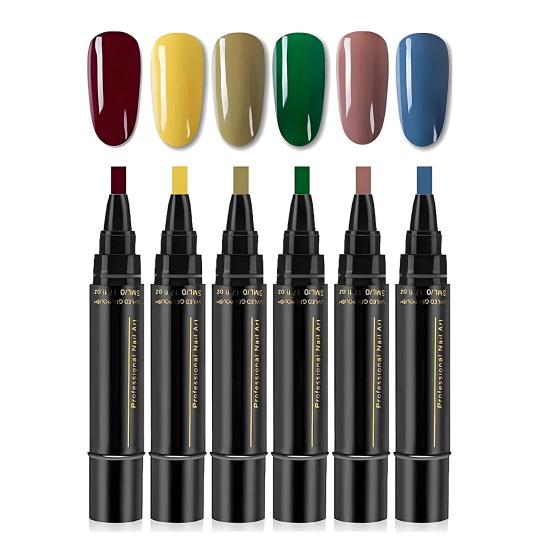 6 шт. 3-в-1 ручка для лака для ногтей быстросохнущая без УФ акриловая краска ручка для ногтей водостойкая портативная для путешествий дома салона DIY женская ручка для нейл-арта E
6 шт. 3-в-1 ручка для лака для ногтей быстросохнущая без УФ акриловая краска ручка для ногтей водостойкая портативная для путешествий дома салона DIY женская ручка для нейл-арта E