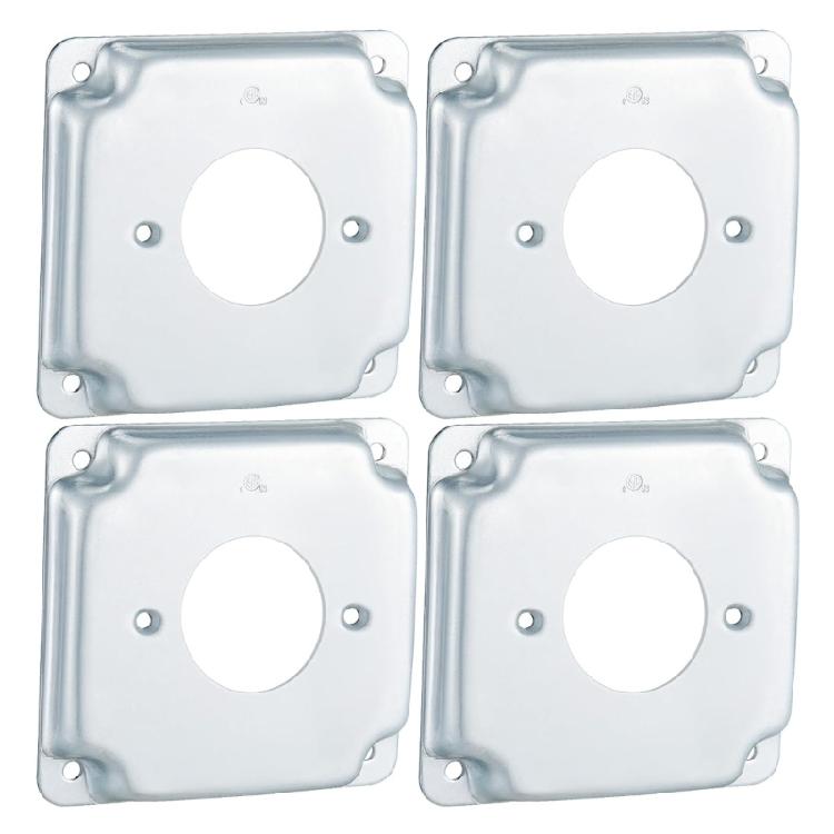 4Pcs Multipurpose Flame Resistant Sturdy Galvanized Alloy Outlet Covers with Portable Designs for 4Inch Box Daily Use 1
4Pcs Multipurpose Flame Resistant Sturdy Galvanized Alloy Outlet Covers with Portable Designs for 4Inch Box Daily Use 1