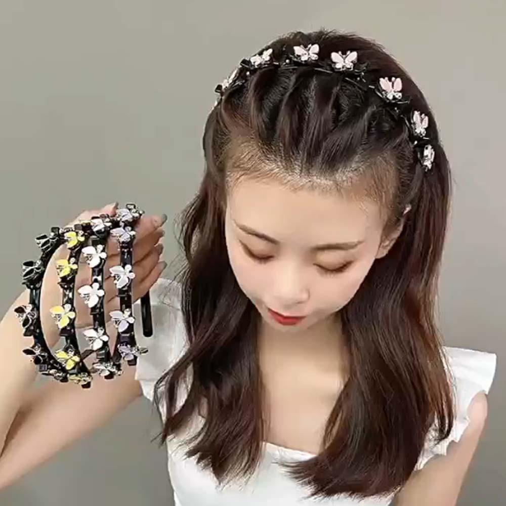 Elegant Hair Bands with Clips Sweet Hairband Twinkle Rhinestone Bangs Clip Headband Banquet Style 9
Elegant Hair Bands with Clips Sweet Hairband Twinkle Rhinestone Bangs Clip Headband Banquet Style 9