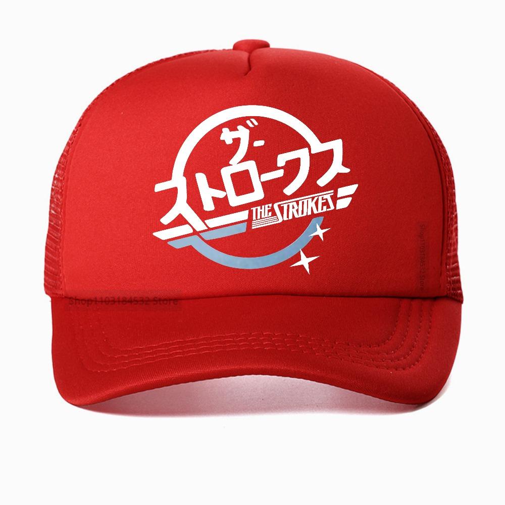 The Strokes American Rock Band baseball cap Japanese Print Fashion caps Hiphop Streetwear Unisexs Womens hat mesh trucker hat Adjustable
The Strokes American Rock Band baseball cap Japanese Print Fashion caps Hiphop Streetwear Unisexs Womens hat mesh trucker hat Adjustable