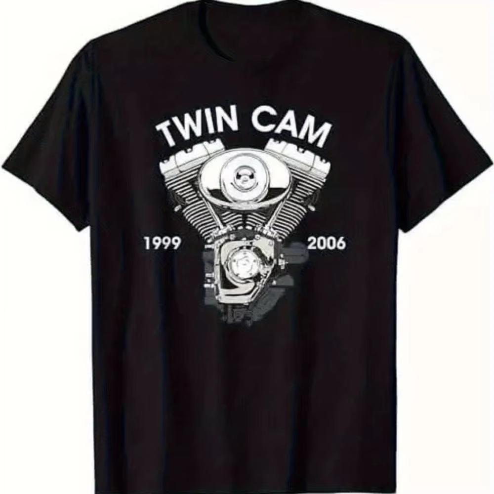 Vintage Twin Cam V-Twin Motorcycle Engine Graphic T-Shirt 1994-2006 Retro Unisex Streetwear Tee for Motorcycle Enthusiasts - ... 5XL різнокольоровий
Vintage Twin Cam V-Twin Motorcycle Engine Graphic T-Shirt 1994-2006 Retro Unisex Streetwear Tee for Motorcycle Enthusiasts - ... 5XL різнокольоровий