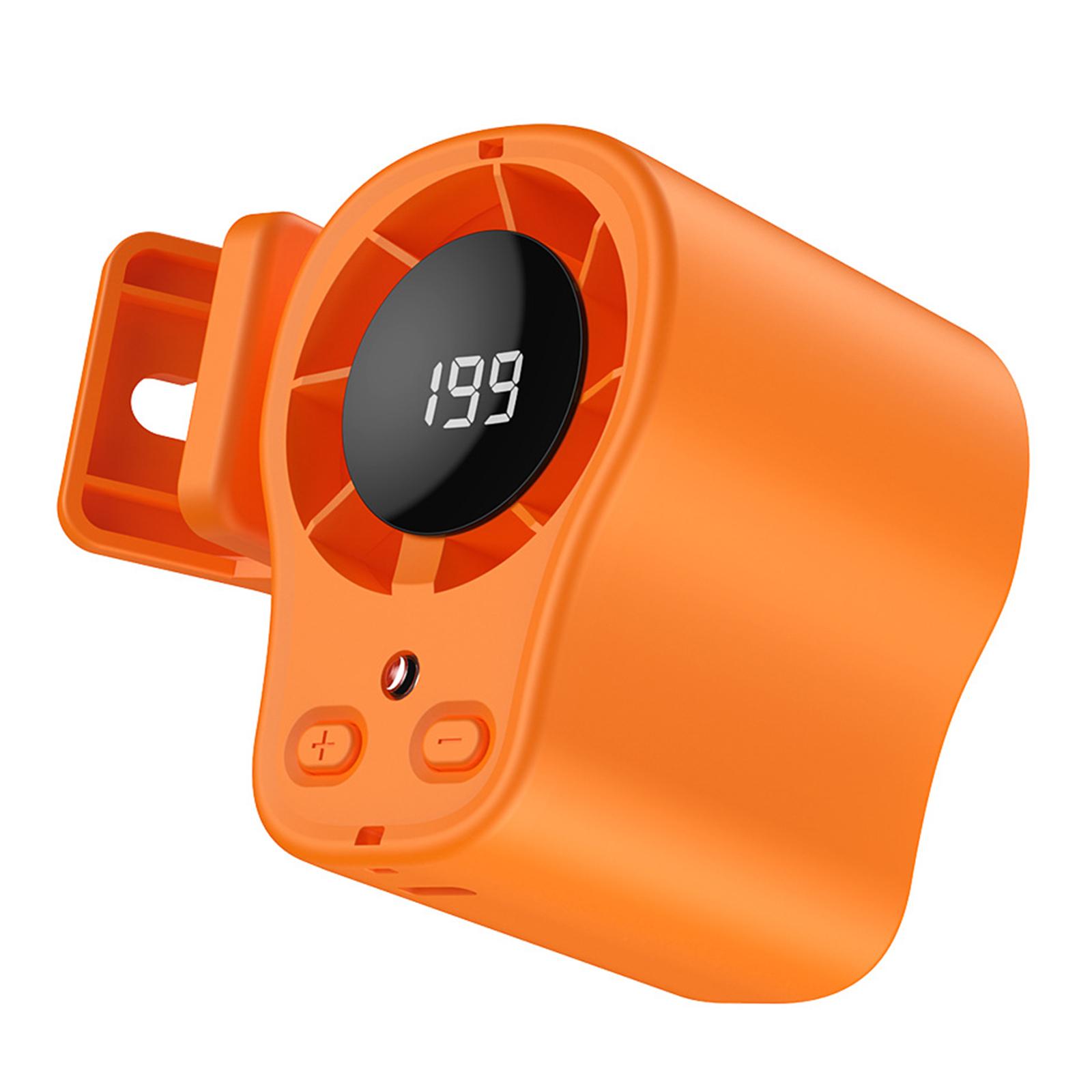 Personal Cooling Mini Fans 360 Degree Rotation Portable Mini Cooling System with LED Display for Work Travel Stroller & Camping помаранчевий
Personal Cooling Mini Fans 360 Degree Rotation Portable Mini Cooling System with LED Display for Work Travel Stroller & Camping помаранчевий