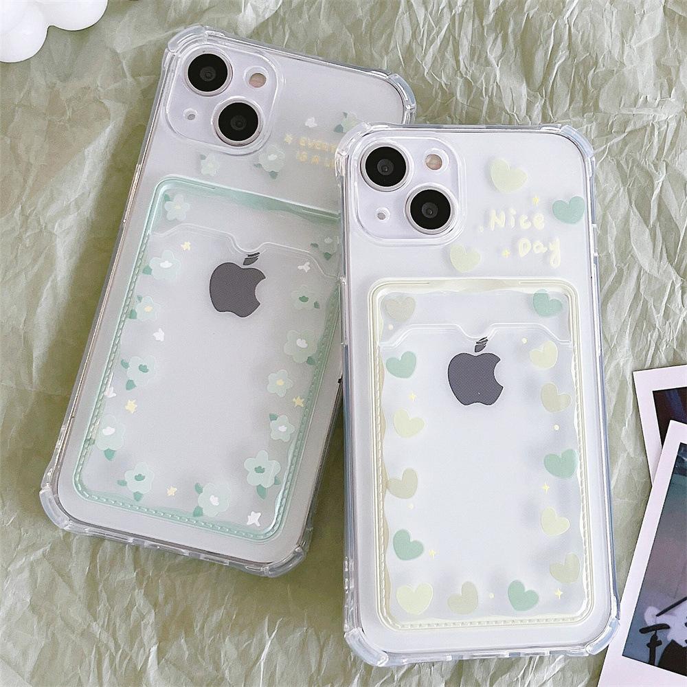 Чохол для телефону Love Heart Matcha Green Flower для iPhone 13/12/11, XR/XS Max - тримач для картки в комплекті iPhone 16 Pro
Чохол для телефону Love Heart Matcha Green Flower для iPhone 13/12/11, XR/XS Max - тримач для картки в комплекті iPhone 16 Pro