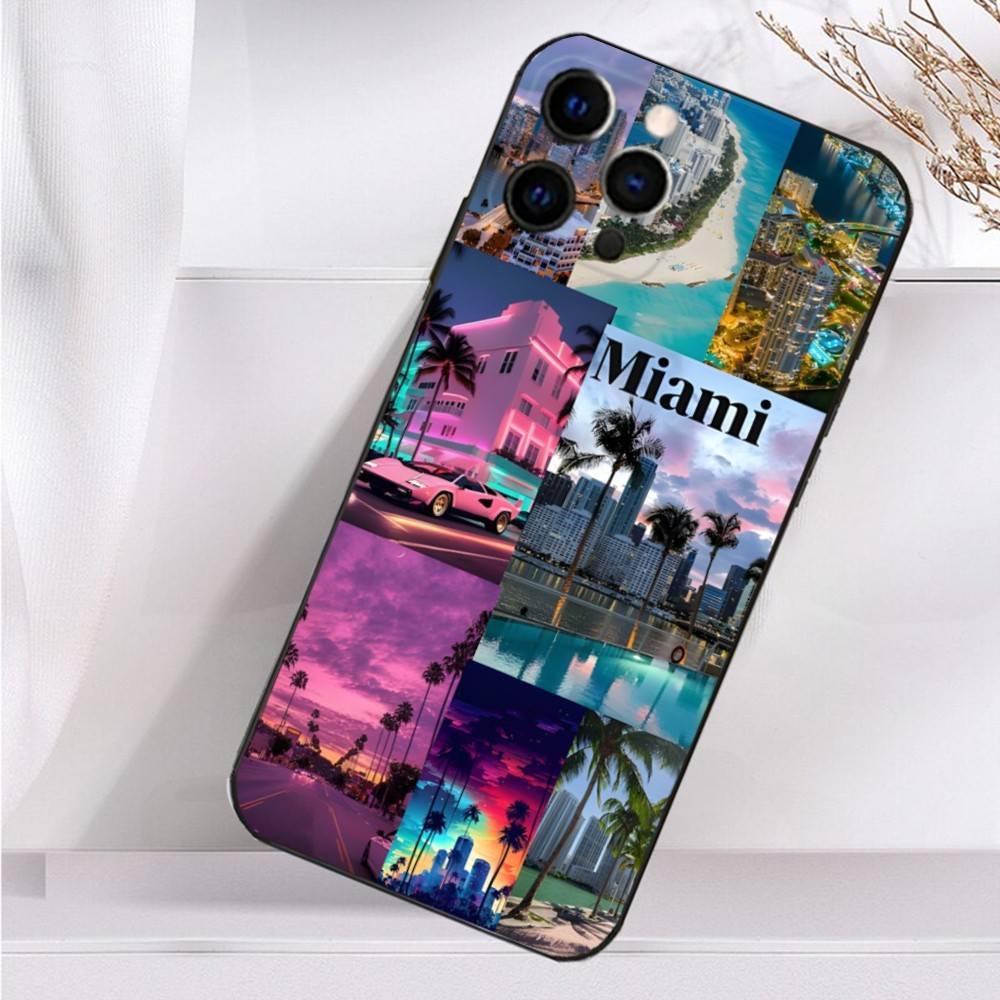 Summer Art Miami Florida Phone Case For iPhone 16,15,17,14,13,12,11 Plus,Pro Max,XS,X,XR,SE,Mini,8,7 Soft Silicone Black Cover iPhone16pro
Summer Art Miami Florida Phone Case For iPhone 16,15,17,14,13,12,11 Plus,Pro Max,XS,X,XR,SE,Mini,8,7 Soft Silicone Black Cover iPhone16pro