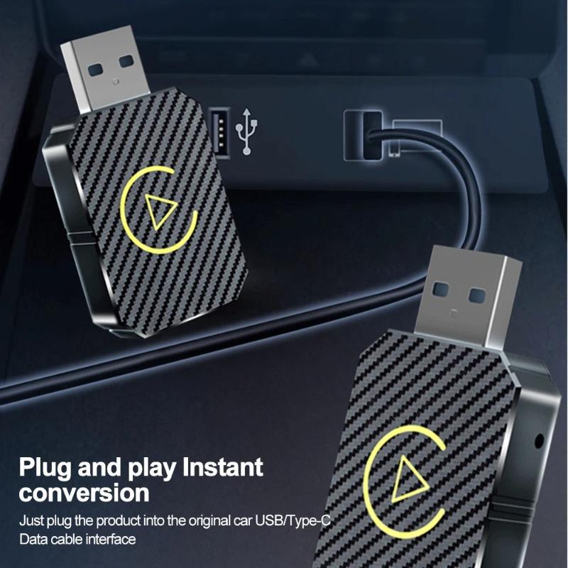 Бездротовий адаптер Carplay 2 в 1 для Apple IOS Android Auto Smart USB Plug and Play для всіх автомобілів чорний
Бездротовий адаптер Carplay 2 в 1 для Apple IOS Android Auto Smart USB Plug and Play для всіх автомобілів чорний