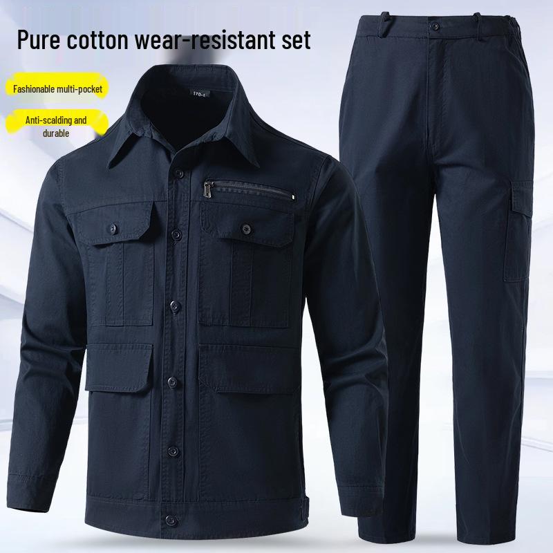 Men s Summer Cotton Workwear Shirt Set - Lightweight Welder Suit Labor Protection Clothing 165 (100-110 kg recommended)
Men s Summer Cotton Workwear Shirt Set - Lightweight Welder Suit Labor Protection Clothing 165 (100-110 kg recommended)