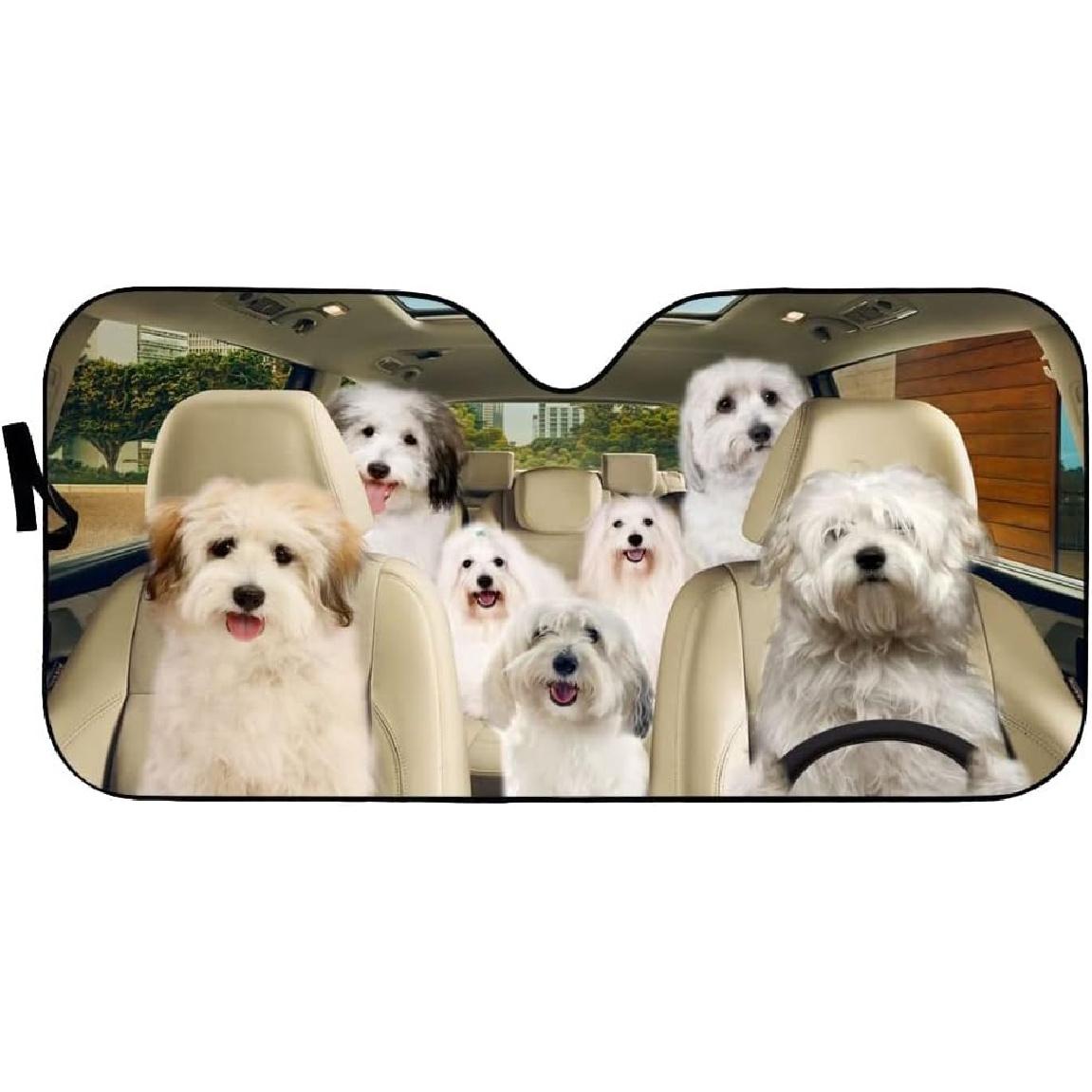 Windshield Sun Shade Coton De Tulear Windshield Heat Shield Blocks Sunlight Protects Your Car Interior for Most Sedans SUV Truck Automotive 51x28in 51 x 28
Windshield Sun Shade Coton De Tulear Windshield Heat Shield Blocks Sunlight Protects Your Car Interior for Most Sedans SUV Truck Automotive 51x28in 51 x 28