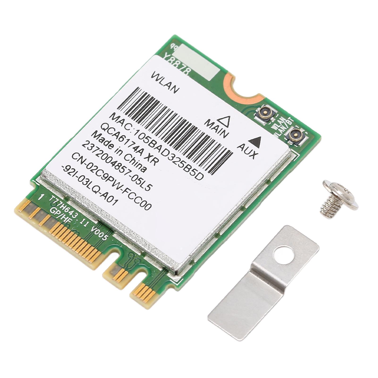 Wireless Net Card 867M 2.4 GHz5 GHz Dual Band Wear Resistant PCB Wireless Card with M.2 Interface
Wireless Net Card 867M 2.4 GHz5 GHz Dual Band Wear Resistant PCB Wireless Card with M.2 Interface