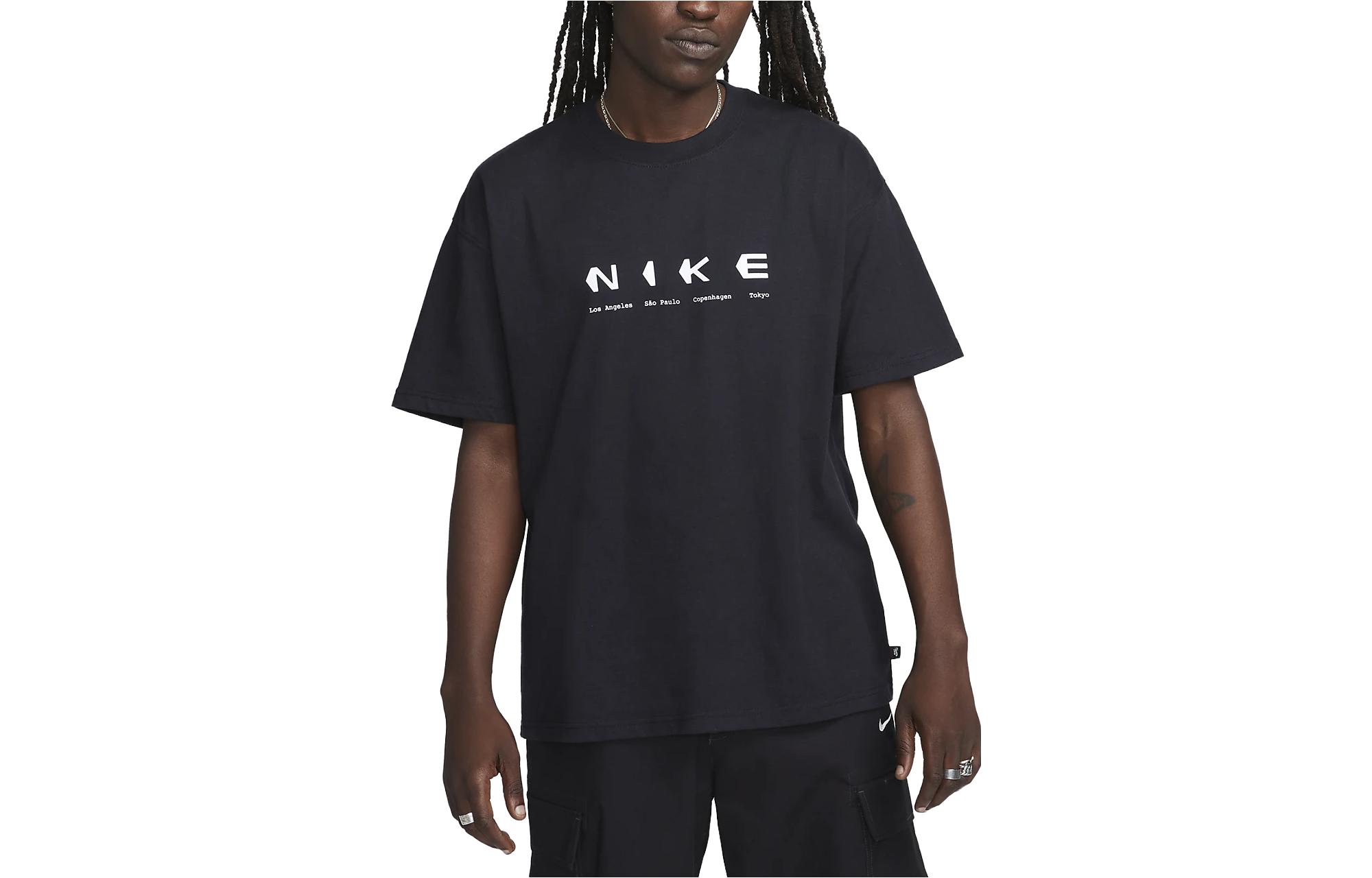 Nike T Shirts Men s Black Crew Neck Moderate Straight Fit DX9465-010 L
Nike T Shirts Men s Black Crew Neck Moderate Straight Fit DX9465-010 L