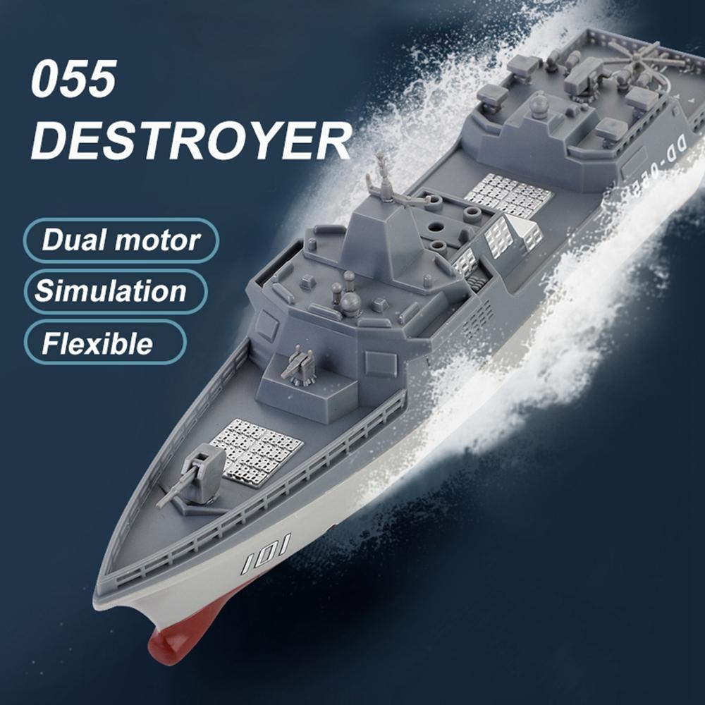 777-583 Mini 2.4G RC Boat Електрична модель військової авіації Високошвидкісний дистанційний Ccontrol Destroyer Toy Boat Type A
777-583 Mini 2.4G RC Boat Електрична модель військової авіації Високошвидкісний дистанційний Ccontrol Destroyer Toy Boat Type A