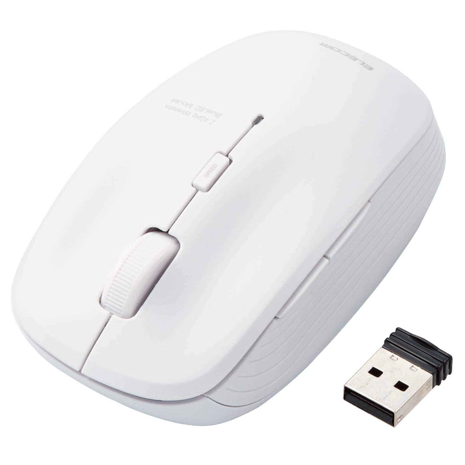ELECOM Wireless Mouse 5 Buttons 3 Level Pointer Speed Variable Antibacterial White M-BL21DBKWH білий
ELECOM Wireless Mouse 5 Buttons 3 Level Pointer Speed Variable Antibacterial White M-BL21DBKWH білий