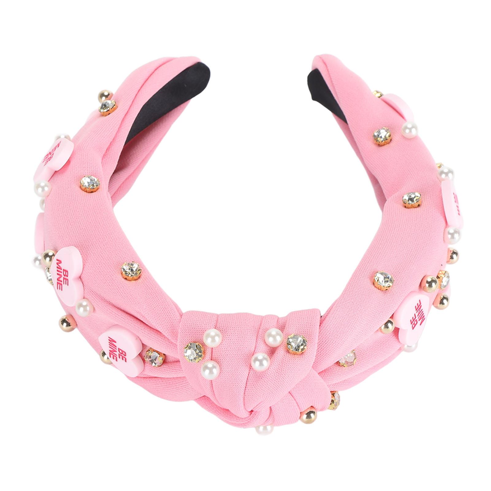 Украшенная стразами завязанная повязка на голову с сердечками, украшенная драгоценными камнями, повязка на голову на День святого Валентина Pink
Украшенная стразами завязанная повязка на голову с сердечками, украшенная драгоценными камнями, повязка на голову на День святого Валентина Pink