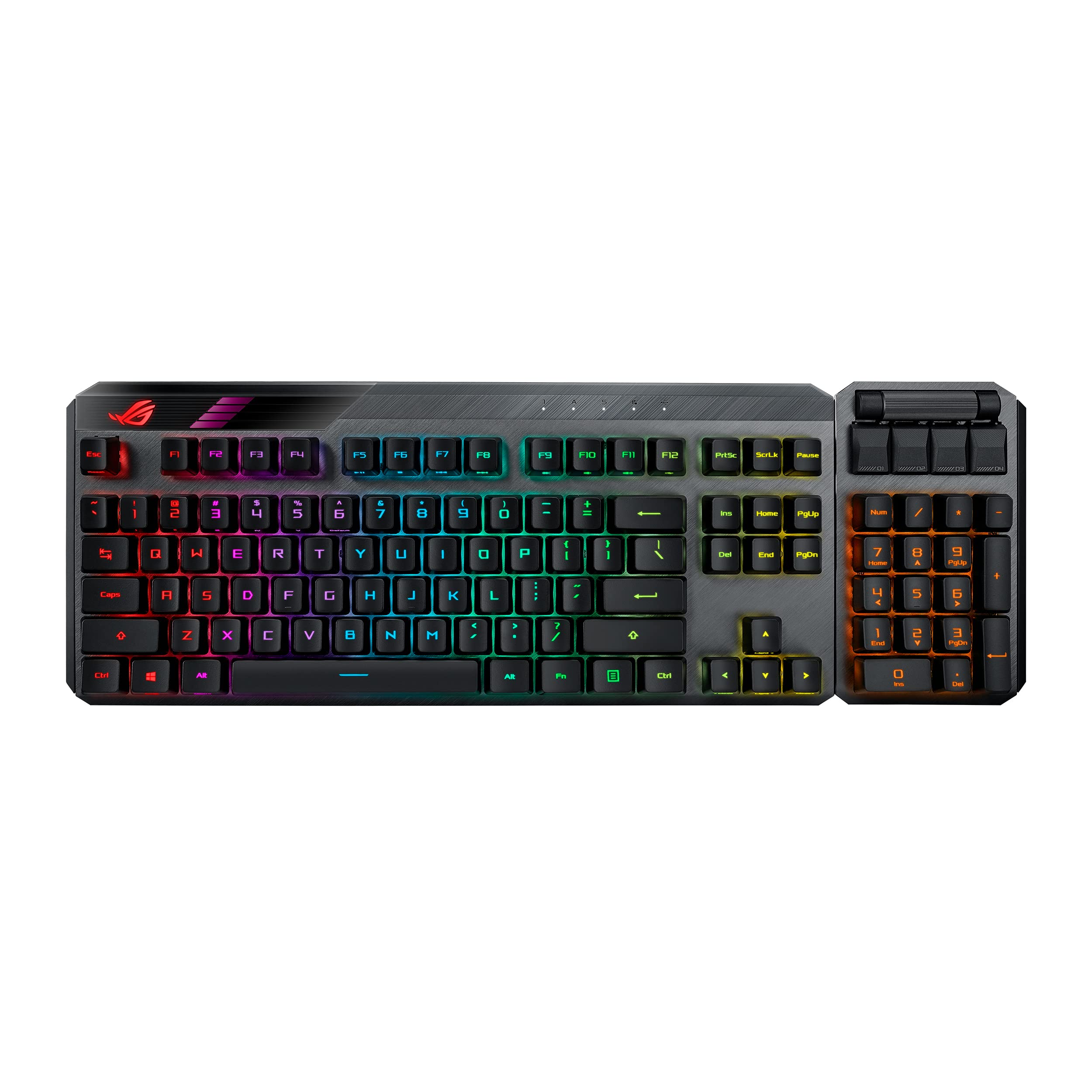ASUS ROG Claymore II 100% 80% TKL Wireless RGB Modular Gaming Keyboard ROG RX Red Switch PBT Double Shot Keycaps, Removable Tenpad, Wrist Rest,
ASUS ROG Claymore II 100% 80% TKL Wireless RGB Modular Gaming Keyboard ROG RX Red Switch PBT Double Shot Keycaps, Removable Tenpad, Wrist Rest,