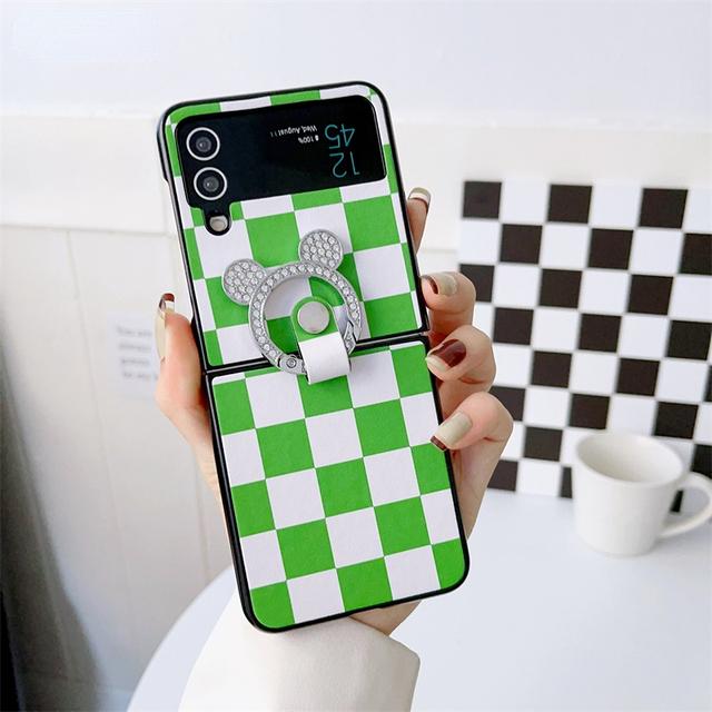 Милый чехол для телефона с цветными сетками и кольцом на палец для Samsung Galaxy Z Flip 3 4, милый кожаный чехол Aniaml для Z Flip3 Flip4 For-Z Flip 3
Милый чехол для телефона с цветными сетками и кольцом на палец для Samsung Galaxy Z Flip 3 4, милый кожаный чехол Aniaml для Z Flip3 Flip4 For-Z Flip 3