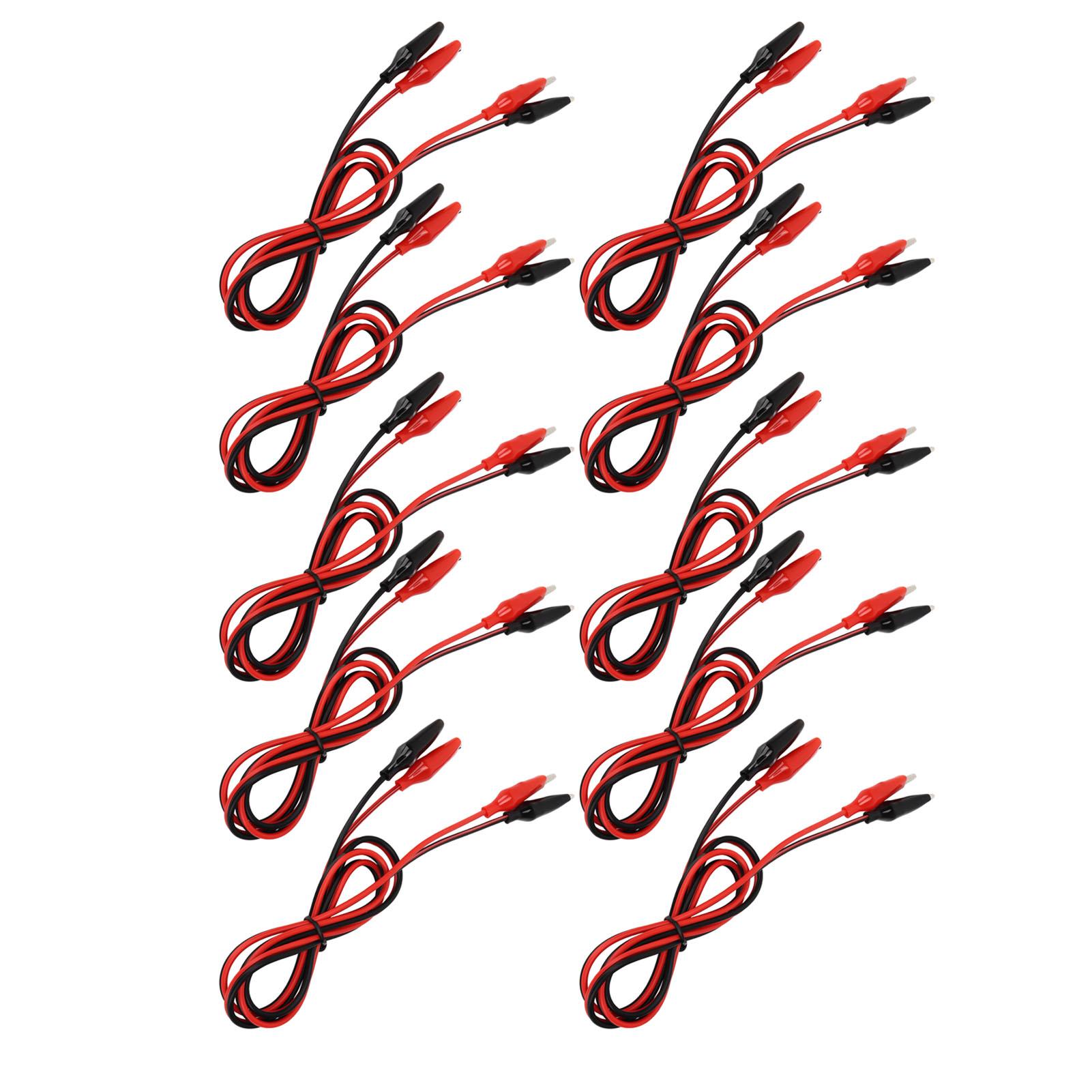 10Pcs Electrical Alligator Clip Dual Ended Alligator Clamps Test s for Laboratories Stores Schools Homes 1m 3.3ft
10Pcs Electrical Alligator Clip Dual Ended Alligator Clamps Test s for Laboratories Stores Schools Homes 1m 3.3ft