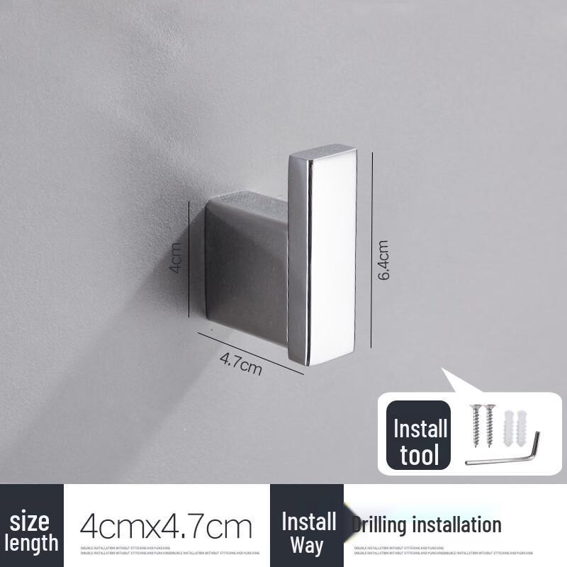 304 Stainless Steel Self-Adhesive Wall Hook
304 Stainless Steel Self-Adhesive Wall Hook