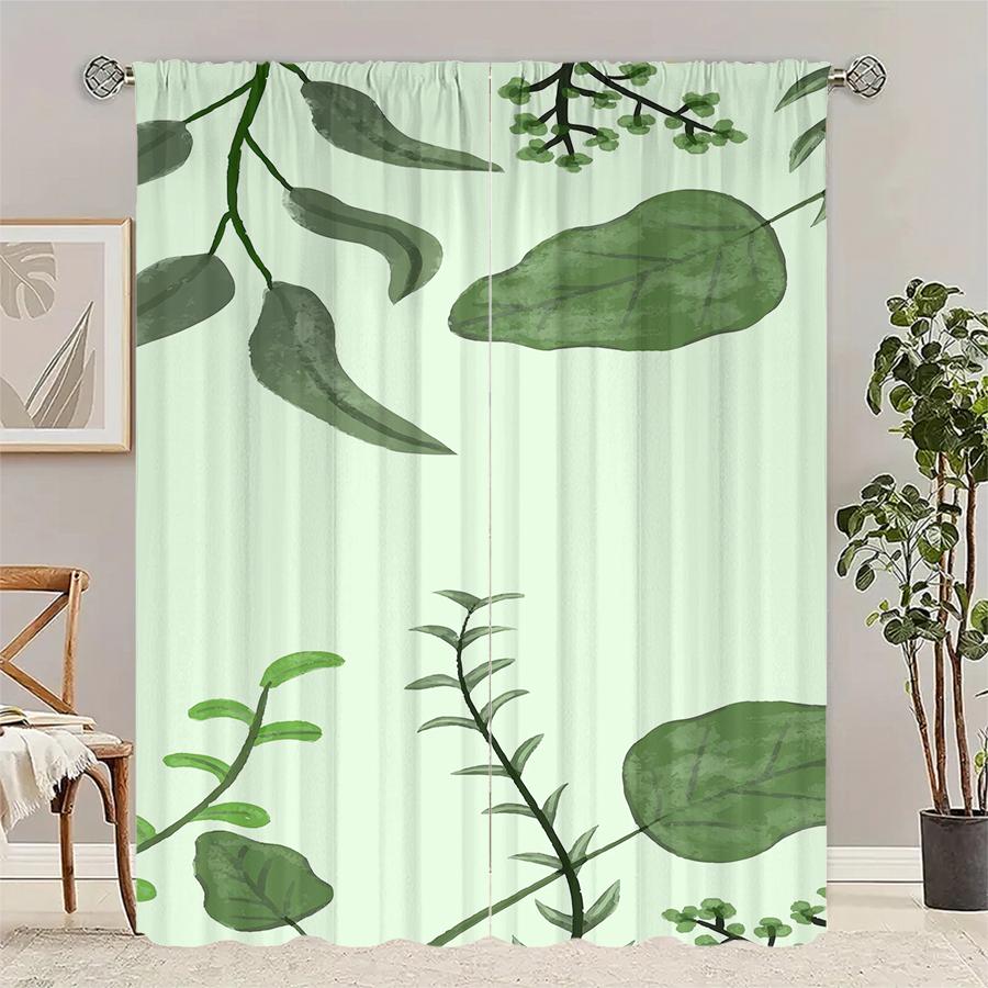 Green Lotus Leaf Pattern Printed Curtains Pole Bag Christmas Decorations Daily Home Room Curtain Made Of Polyester Washable W100*H70(CM)-Rod Pocket&1PCS
Green Lotus Leaf Pattern Printed Curtains Pole Bag Christmas Decorations Daily Home Room Curtain Made Of Polyester Washable W100*H70(CM)-Rod Pocket&1PCS