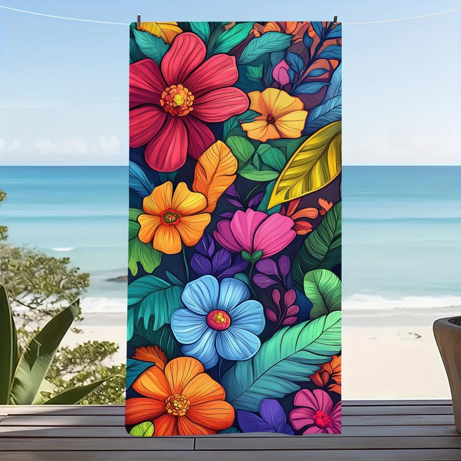 Extra Large Vintage Floral Fantasy Microfiber Beach Towel, Soft Polyester Quick-Dry for Beach Bath W40*H60(CM)
Extra Large Vintage Floral Fantasy Microfiber Beach Towel, Soft Polyester Quick-Dry for Beach Bath W40*H60(CM)