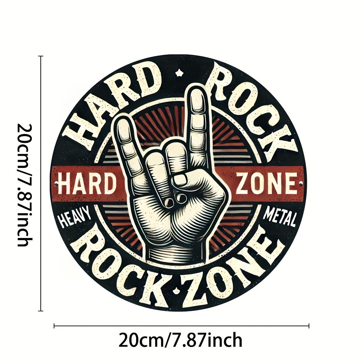 Vintage Hard Rock Zone Heavy Metal Themed Round Metal Tin Sign Retro Music Bar Man Cave Wall Decor Art Plaque 20x20cm(8x8inch)
Vintage Hard Rock Zone Heavy Metal Themed Round Metal Tin Sign Retro Music Bar Man Cave Wall Decor Art Plaque 20x20cm(8x8inch)