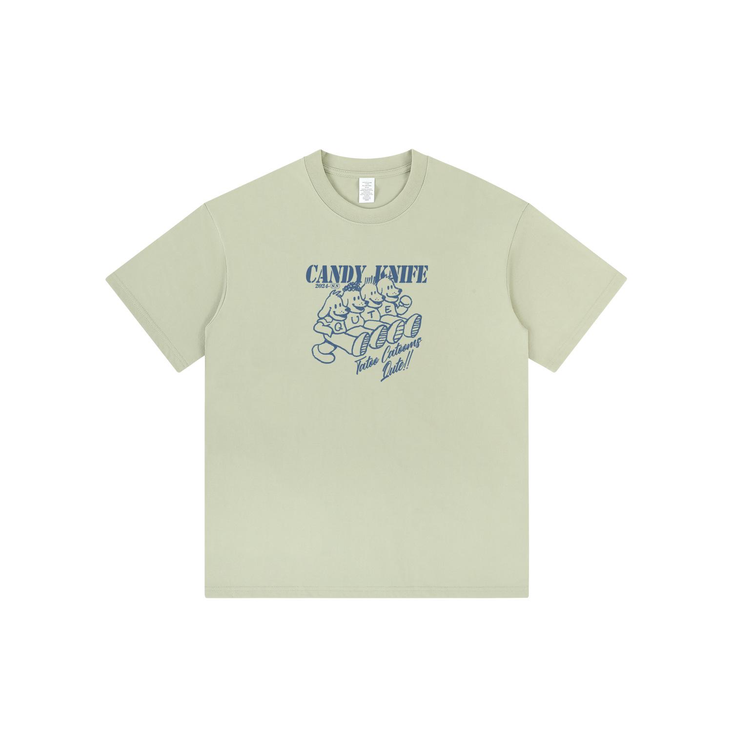 Тренд ИНС Футболка из хлопка в корейском стиле с коротким рукавом и принтом четырех щенков S
Тренд ИНС Футболка из хлопка в корейском стиле с коротким рукавом и принтом четырех щенков S