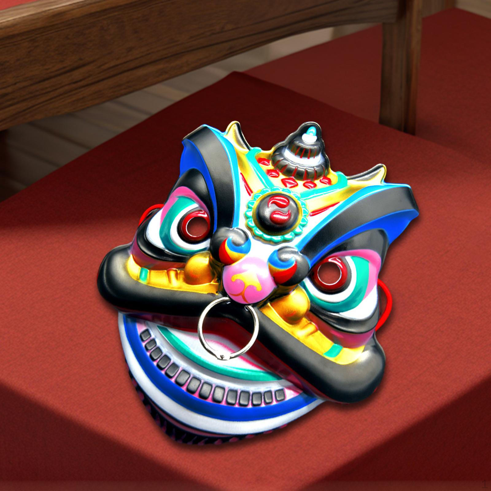 Маска восточного льва, лицо животного, классический танец для костюмированной вечеринки, реквизит синий
Маска восточного льва, лицо животного, классический танец для костюмированной вечеринки, реквизит синий