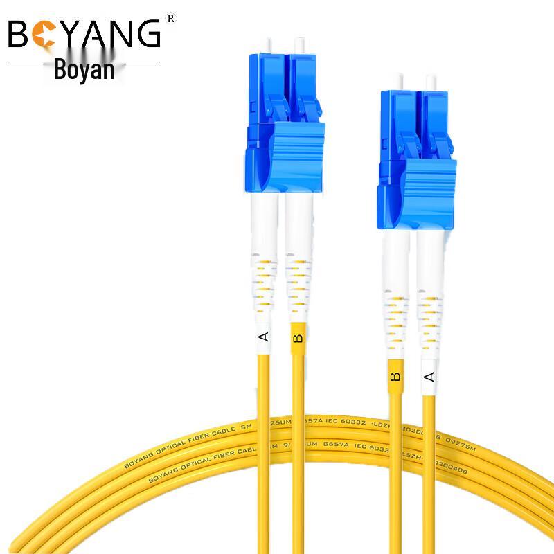 Boyang BY-25052S LC-LC Single-Mode Duplex G.657A Fiber Optic Patch Cable
Boyang BY-25052S LC-LC Single-Mode Duplex G.657A Fiber Optic Patch Cable