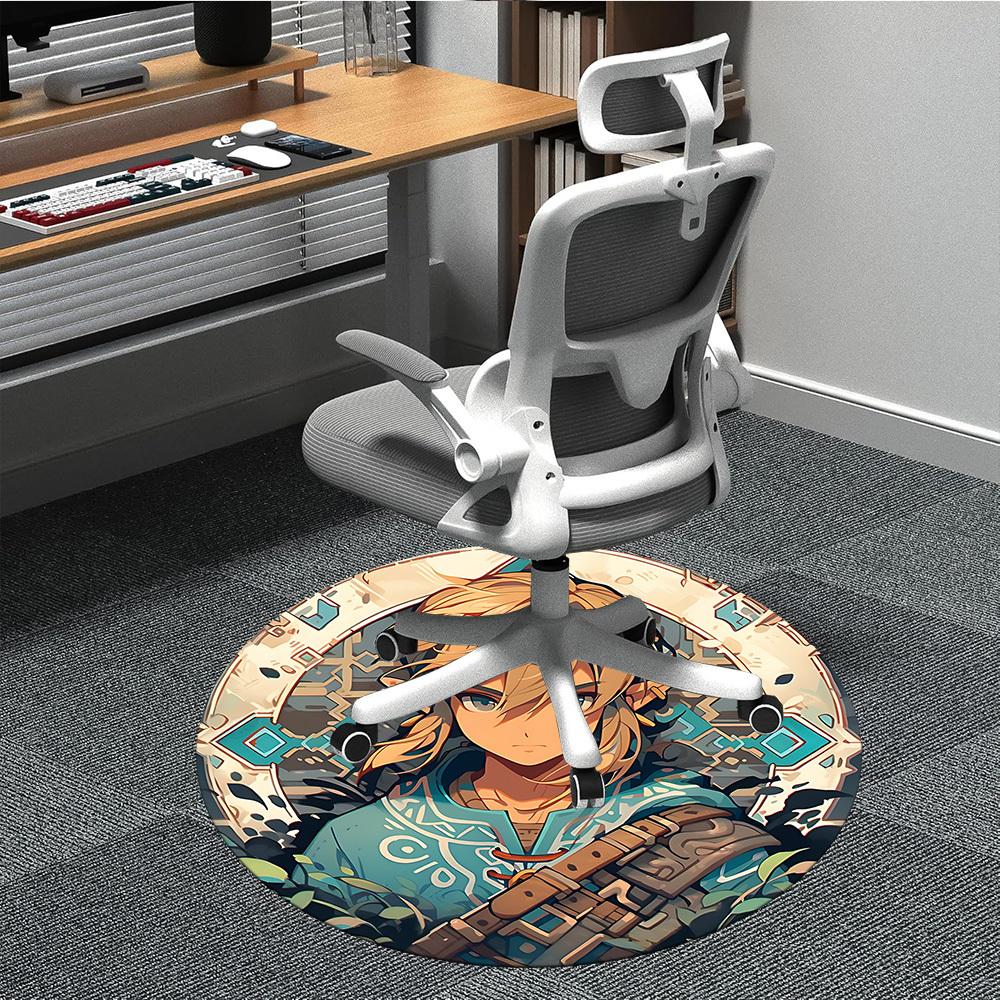 1pc The Legend of Office Round Area Rug, Under Office Chairs Bedroom Living Room Home Decor, Room Deco, Available in Various Sizes209 80cm by 80cm
1pc The Legend of Office Round Area Rug, Under Office Chairs Bedroom Living Room Home Decor, Room Deco, Available in Various Sizes209 80cm by 80cm